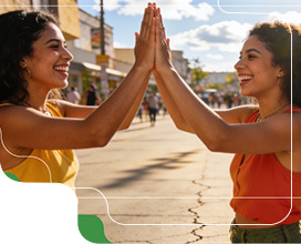 Amistad = apoyo; Score positivo = respaldo